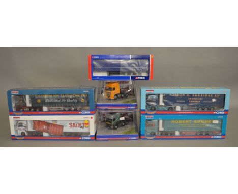 6 Corgi diecast lorries 1:50 scale includes some limited editions (6).