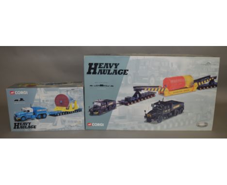 2 Corgi Heavy Haulage lorries 1:50 scale one is limited edition (2).