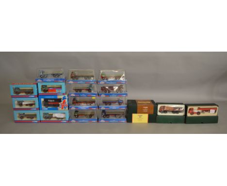 19 boxed Corgi model trucks in 1:50 scale including items from their 'Marques of Distinction' and 'On The Move' ranges in add