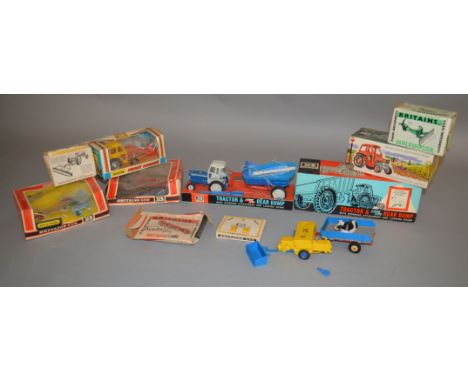 Britains Models which are all of an agricultural theme, which includes; Front Loader, Muledozer etc, some are unboxed, this l