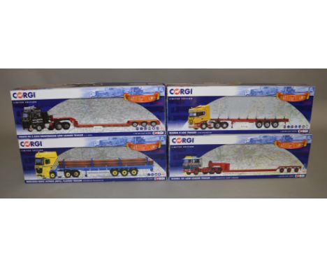 4 Corgi diecast lorries 1:50 scale, all are limited edition from the Hauliers Of Renown range (4).