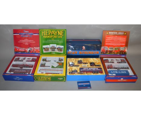 4 Corgi diecast lorry sets, all are 1:50 scale, which includes 2 from the Hauliers Of Renown range (4).