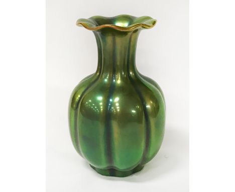 ZSOLNAY ART NOVEAU VASE 16CM TALL IN GREAT CONDITION