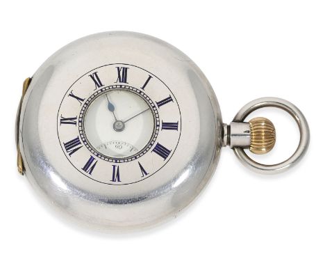 Taschenuhr: schweres Wippen-Chronometer von hochfeiner Qualität, Clemence Freres La Chaux-De-Fonds No.51115, ca.1890: Ca. Ø54
