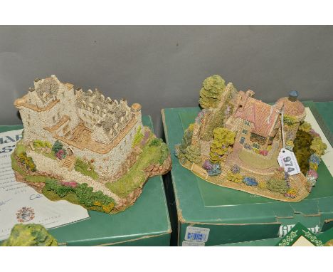 TWO BOXED LIMITED EDITION LILLIPUT LANE SCULPTURES, 'Scotney Castle Garden' L2103, No 0099/4500, with certificate and leaflet