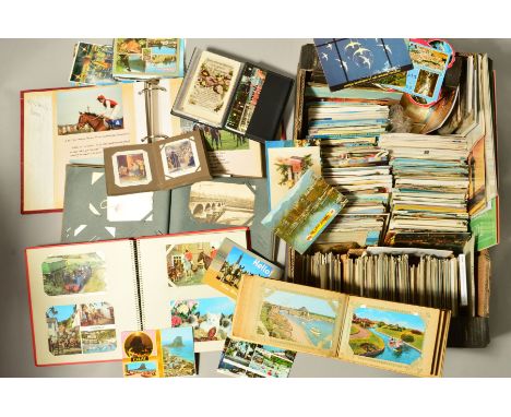 A VERY LARGE COLLECTION OF MODERN POSTCARDS, and a small number of vintage postcards, themes are mostly Towns, Cities, Resort