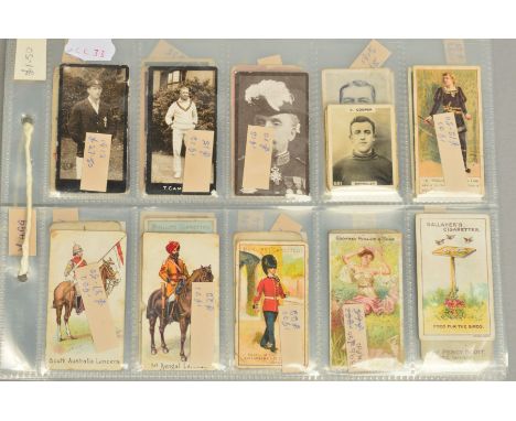 A COLLECTION OF FIFTY FIVE RARE AND HIGHLY COLLECTABLE CIGARETTE CARDS, odds including Godfrey Phillips &amp; Sons, 'Beauties