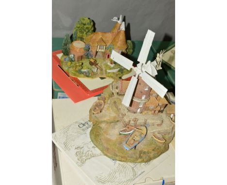 TWO BOXED LIMITED EDITION LILLIPUT LANE SCULPTURES, 'Clay-Next-The-Sea' No 1989/3000, with certificate, leaflet and deeds and