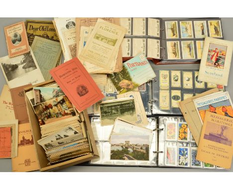 A COLLECTION OF ASSORTED EPHEMERA, to include a quantity of British, European, African, Asian and American postcards and vint