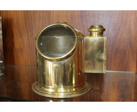 A BRASS SHIPS COMPASS