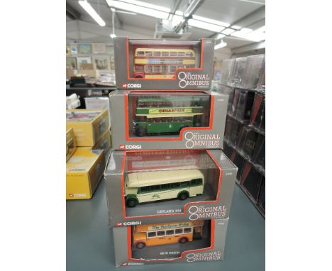 Twenty Corgi 1:76 scale Limited Edition Original Omnibus diecast Buses, all in original card display boxes, most if not all w