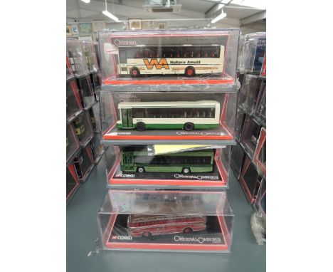 Twenty Two Corgi 1:76 scale Limited Edition Original Omnibus diecast Buses, all in original plastic display boxes, most if no