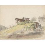 Otto Speckter. „Alm“ /„Studien zu Anna Peters und Muttche Lunck“. Um 1856 / 1853