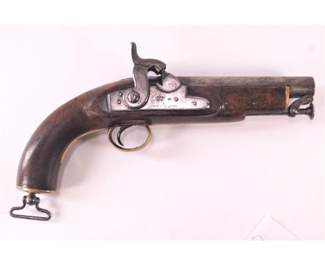 A percussion cap pistol engraved Tower, 1840 (Must be over 18 to purchase this item)