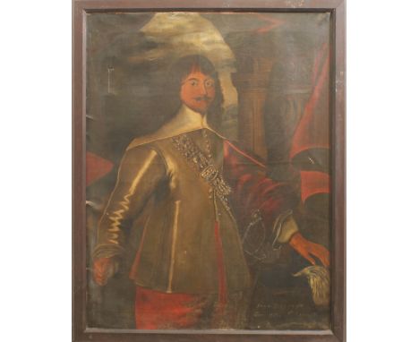 Cornish interest: an English School (18th / 19th century) portrait of Sir John Trelawny (1592-1664), 1st Baronet of Trelawne,
