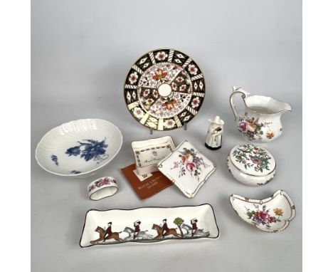 A group of porcelain and bone china including Belleek, Royal Crown Derby, Royal Copenhagen and Royal Worcester - comprising: 