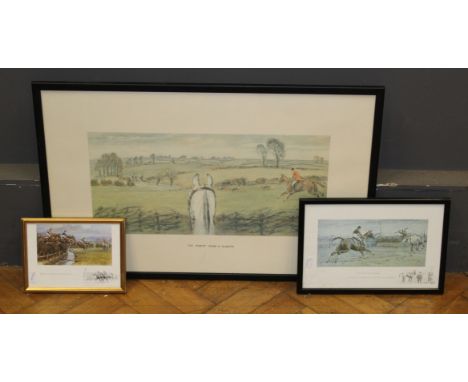 Charles Johnson Payne 1884-1967 British The Finest View in Europe, coloured print No 94/500, framed, 24 x 51cm The Worst View