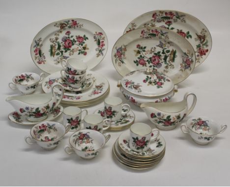 A Wedgwood Charnwood part dinner and tea service. Approximately sixty pieces
