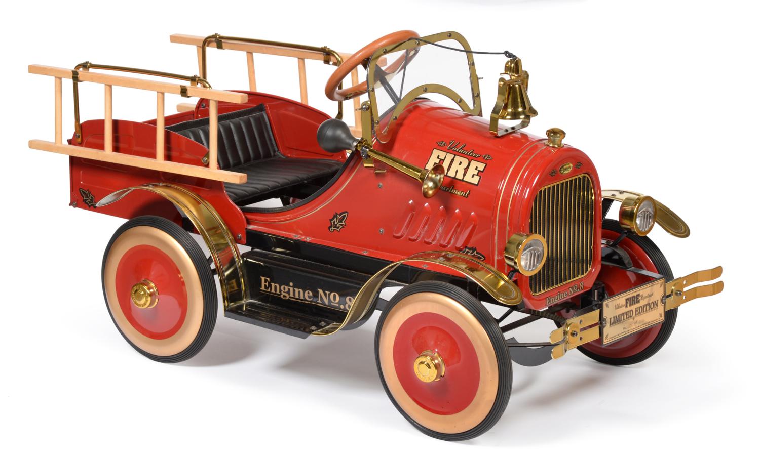 Volunteer Fire Department Engine No.8 Pedal Car Limited Edition no.525/