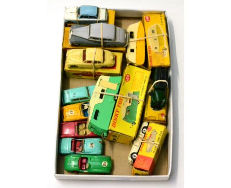 Dinky Various Models including 189 Triumph Herald, 150 Rolls Royce, 195 Jaguar, 190 Caravan, 261 GPO Telephone van, 188 Four 