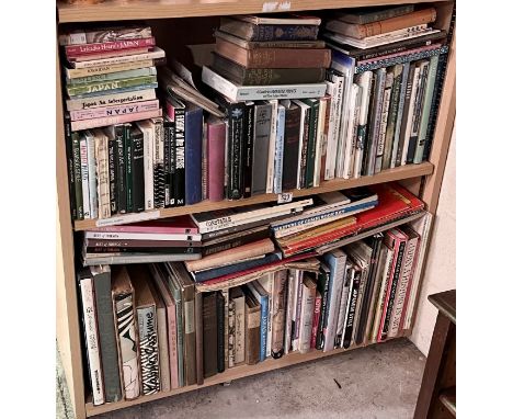 A large collection of books mainly on the subject of Japan, the art of Japan, Japanese colour prints, Japanese history etc.