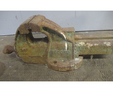 A vintage Record 36 vice.