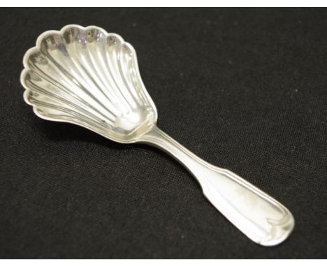 Sterling silver caddy spoon marked for E.S. &amp; Co, (possibly the New York Eastern Sterling Company), (weight 20grams appro