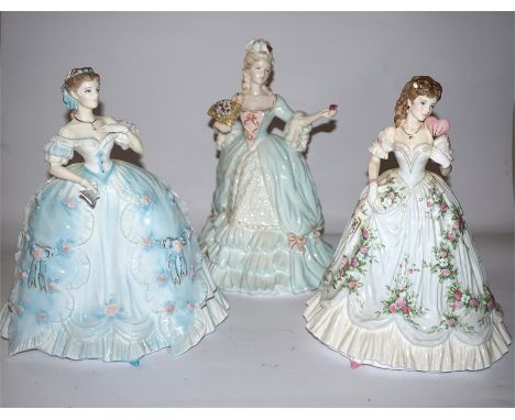 Three Royal Worcester figurines. (3) 