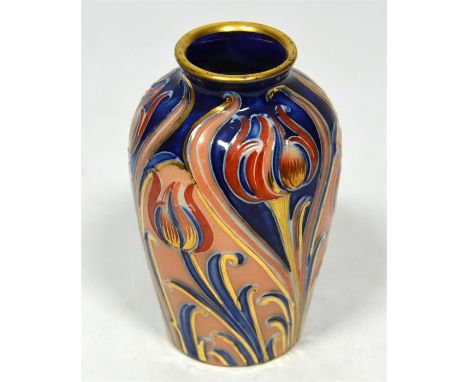 A William Moorcroft for James Macintyre 'Alhambra' miniature vase. Marked Macintyre Burslem, circa 1905. Height 8cm.