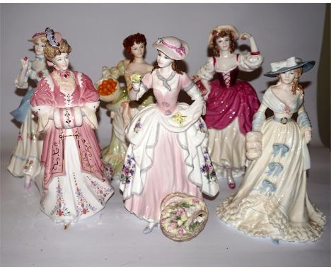 Six Royal Worcester figurines. (6) 