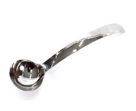 A Keswick School of Industrial Art plated ladle, with hand forged decoration