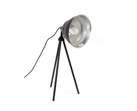 A Retro design table lamp on tripod base