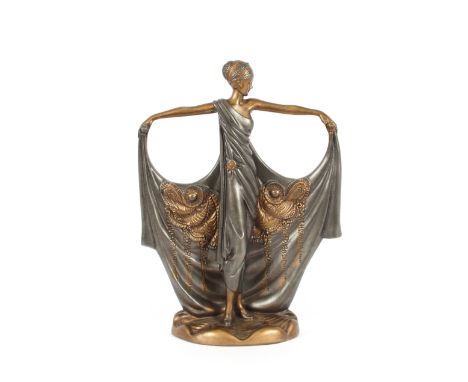 A modern Art Deco design figure of a dancing girl, 40cm high