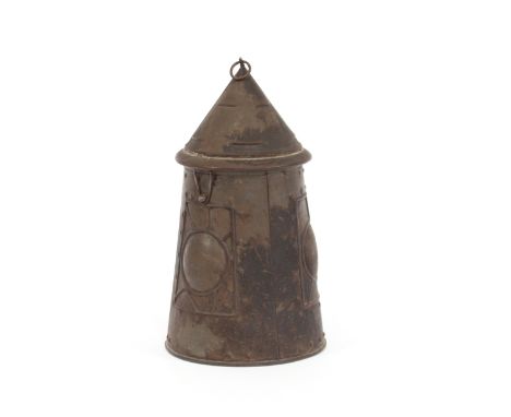 A Huntley &amp; Palmers biscuit tin, of lantern form, 25cm high