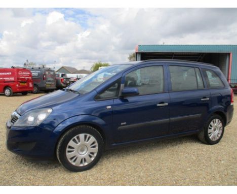 Make &amp; Model: Vauxhall Zafira LifeDate of Reg: LV09 UWMColour: Bluecc: 1598MoT: 20-02-2022Fuel Type: PETROLMileage: 91kTr
