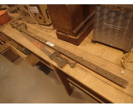 Two vintage sash clamps