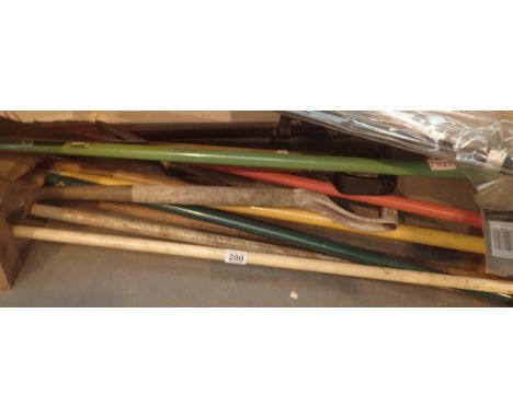 Collection of gardening tools