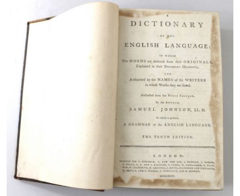 James Boswell, The Life of Samuel Johnson LL. D. London, printed for George Walker, J Akerman et al, 1802. with facsimiles, 4