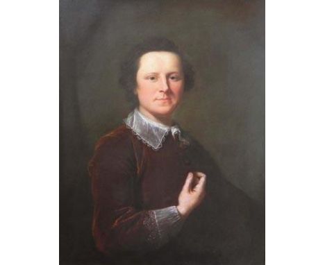 Attributed to Thomas Hudson, 1701 - 1779, Portrait of William Wildman Shute Barington , 2nd Viscount Barrington 1717 - 1793, 