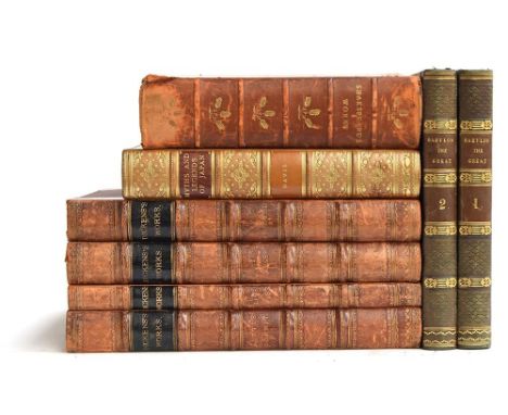 'Babylon the Great' 2 vols., London: Charles Knight 1825, three quarters green morocco; Davis, Hadland, 'Myths &amp; Legends 