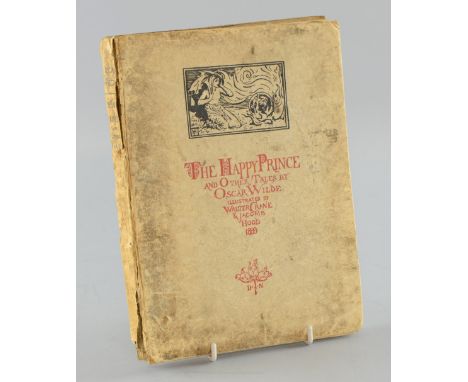 Oscar Wilde, The Happy Prince and Other Tales with illus. by Walter Crane & Jacomb Hood, 1888, first edition,