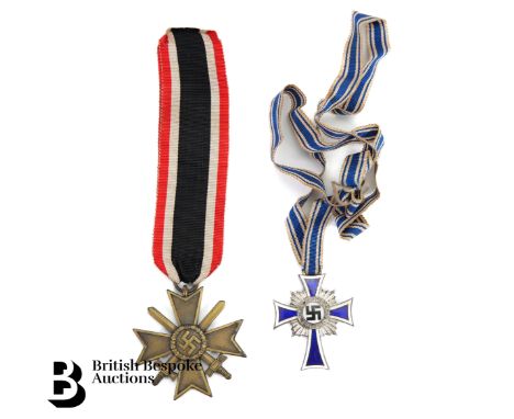 German WWII era Cross of Honour of the German Mother instituted on December 16th, 1938, who recognised women who had given bi