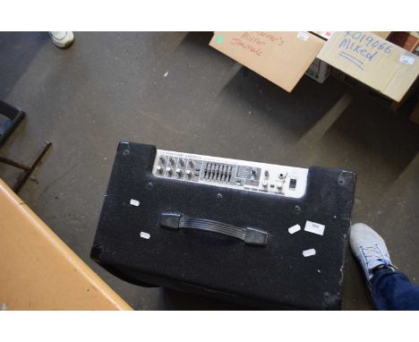 An Ultratone K3000FX PA/keyboard amplifier