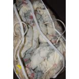 A bed throw in bag