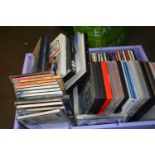 Box of assorted DVD's and CD's