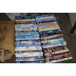 Box of assorted DVD's