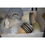 Quantity of assorted lampshades
