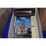 Small box of books including buildings/Church interest