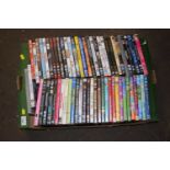Box of assorted DVD's