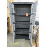 4 Shelf Storage Cabinet 17" x 36" x 72"